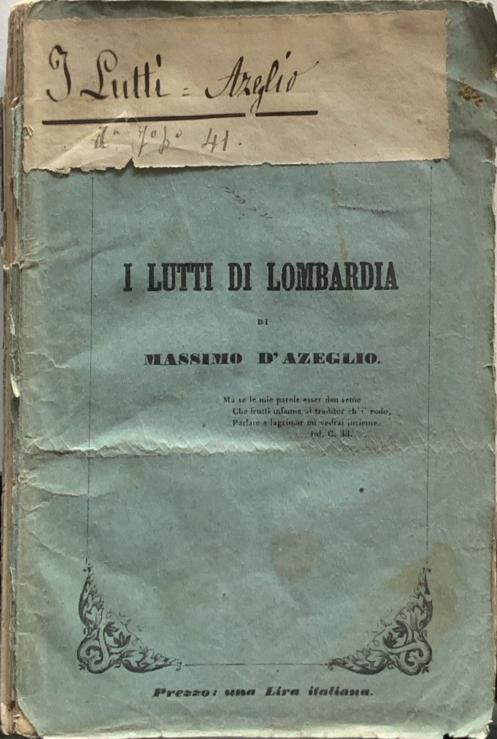 I lutti di Lombardia