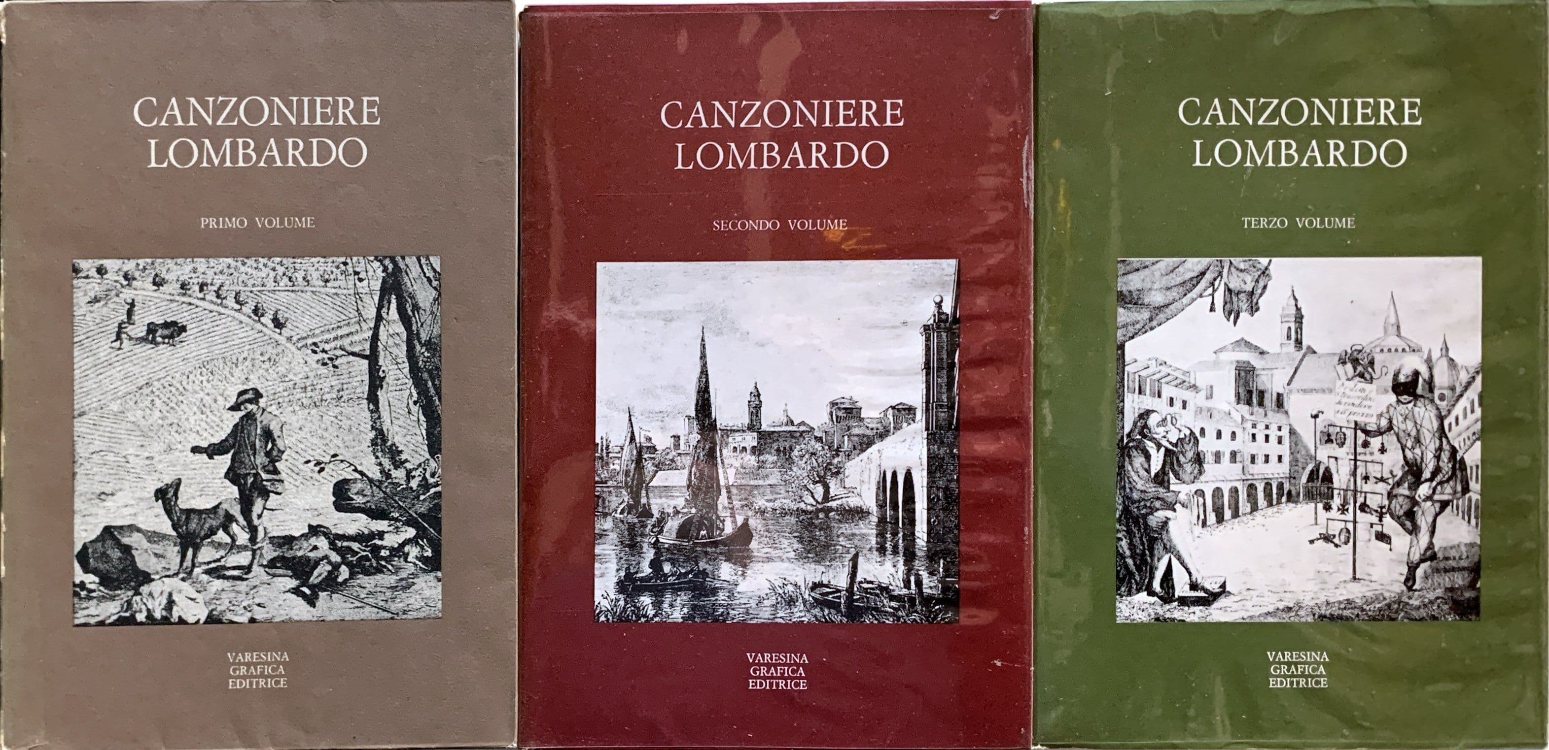 Canzoniere lombardo 3 volumi