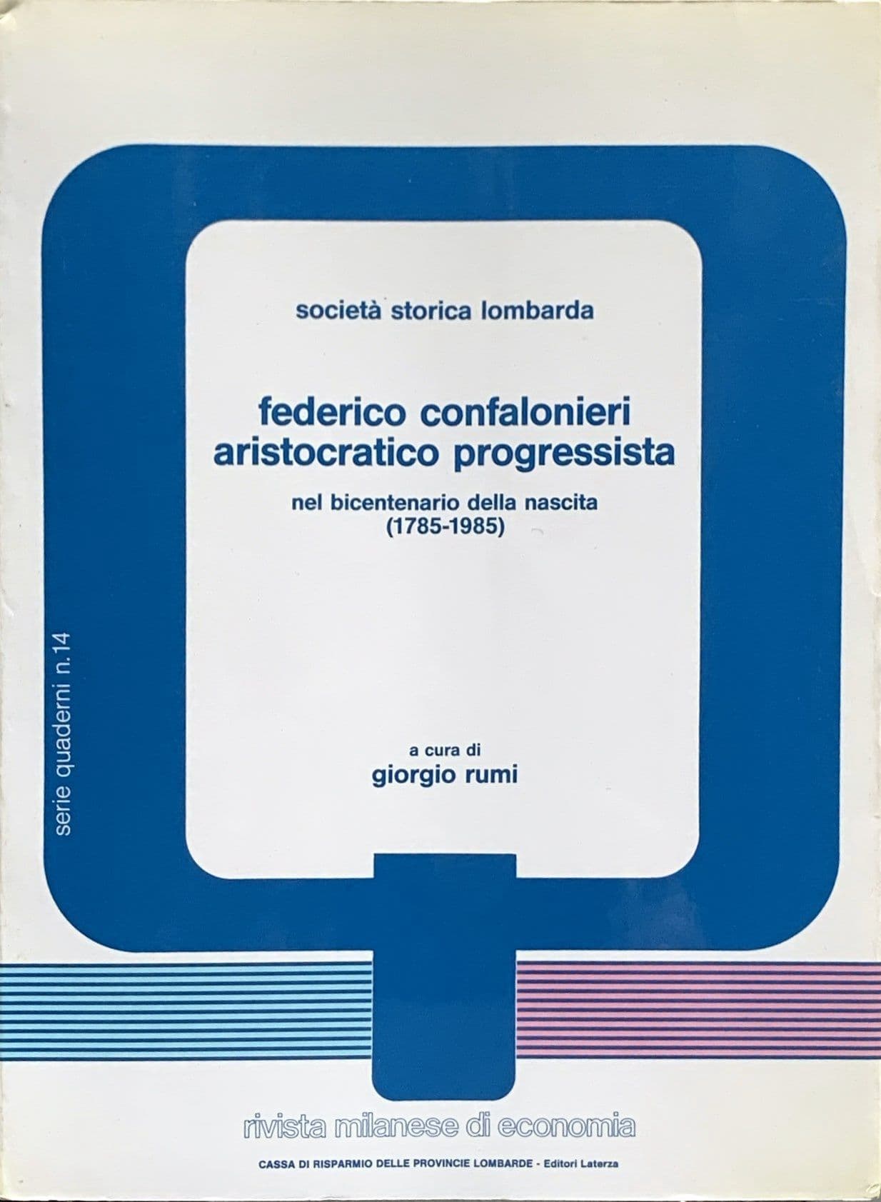 Federico Confalonieri aristocratico progressista