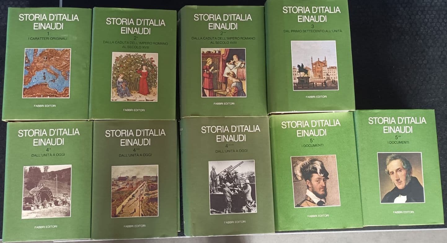 Storia d'Italia 9 volumi
