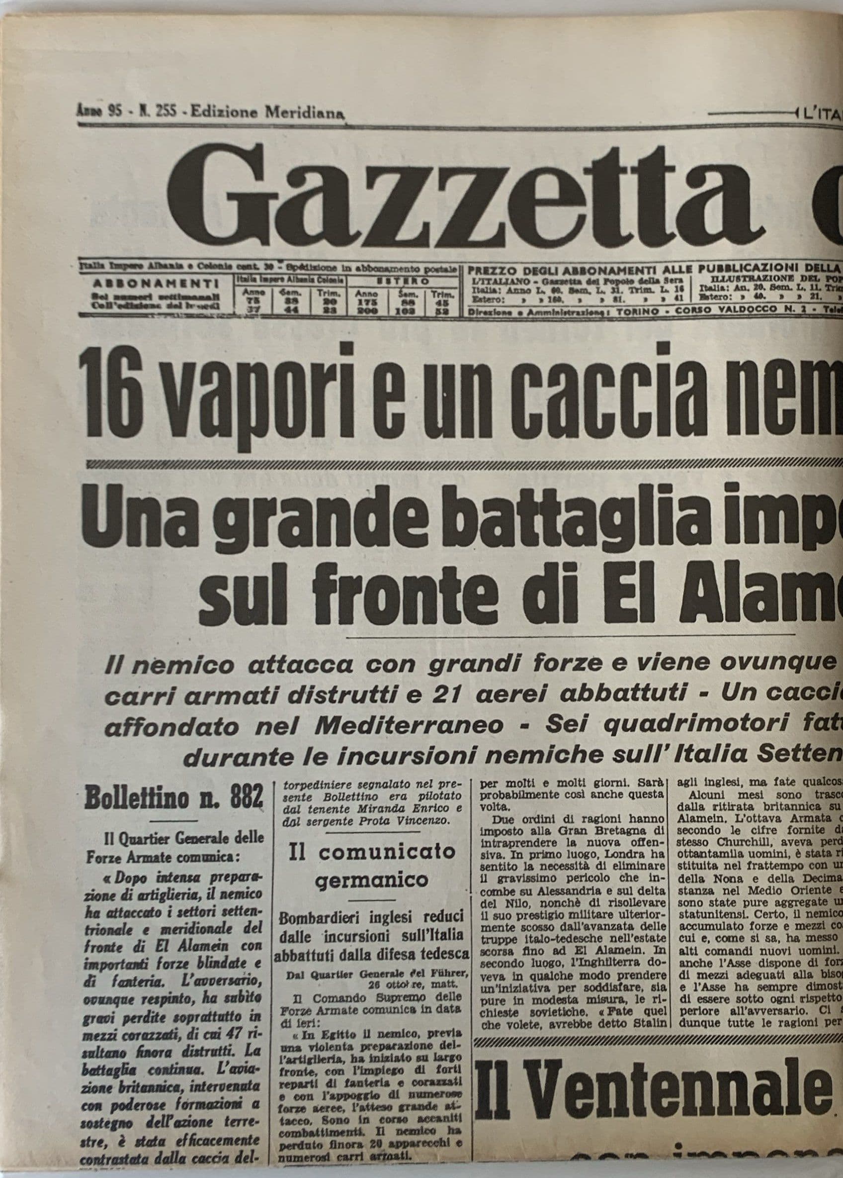 Giornali di guerra 1942