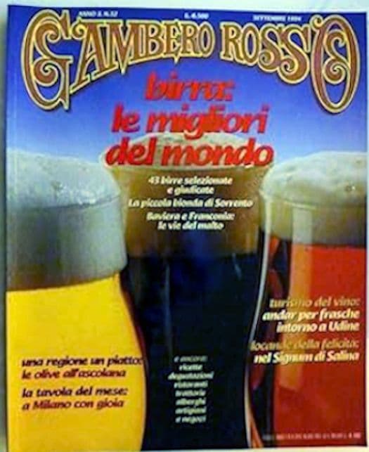 Le migliori birre del mondo Gambero rosso settembre 1994