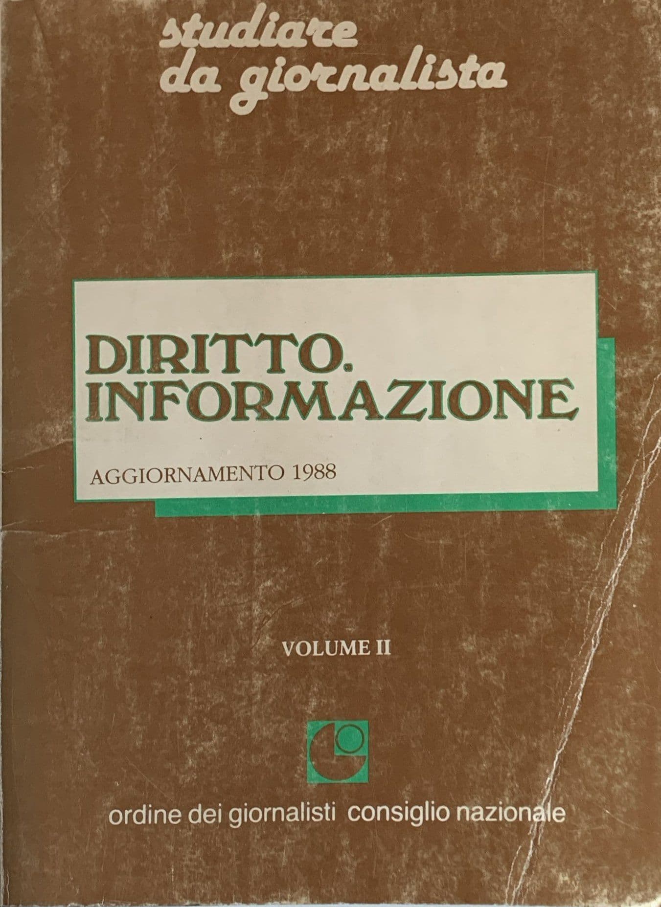Diritto, informazione II aggiornamento
