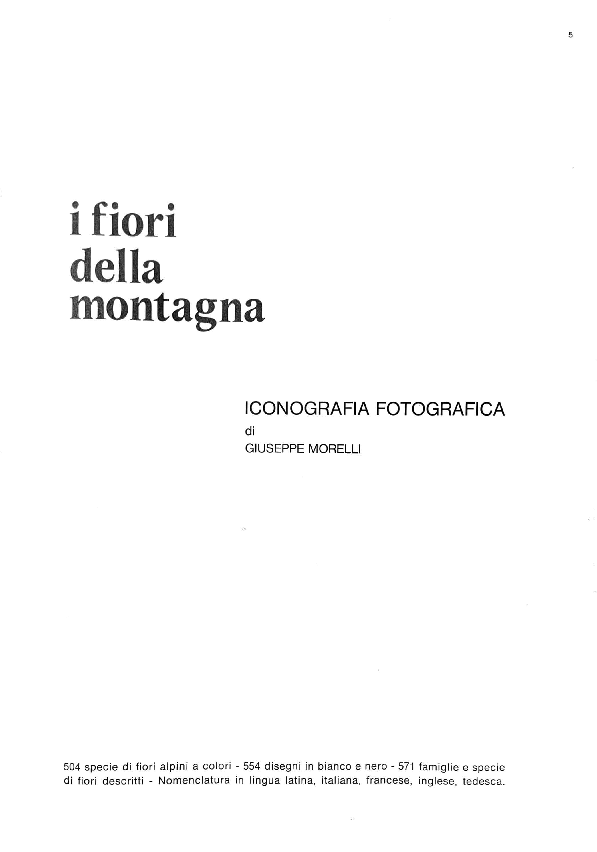 I fiori della montagna