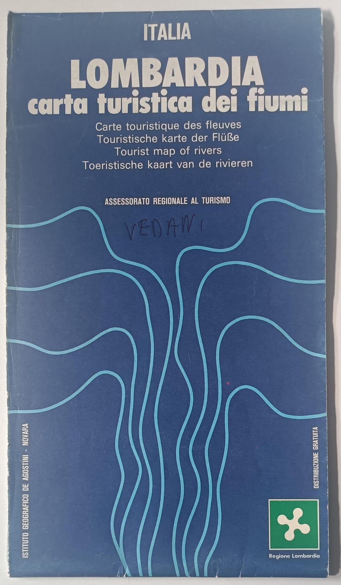 Lombardia Carta turistica dei fiumi