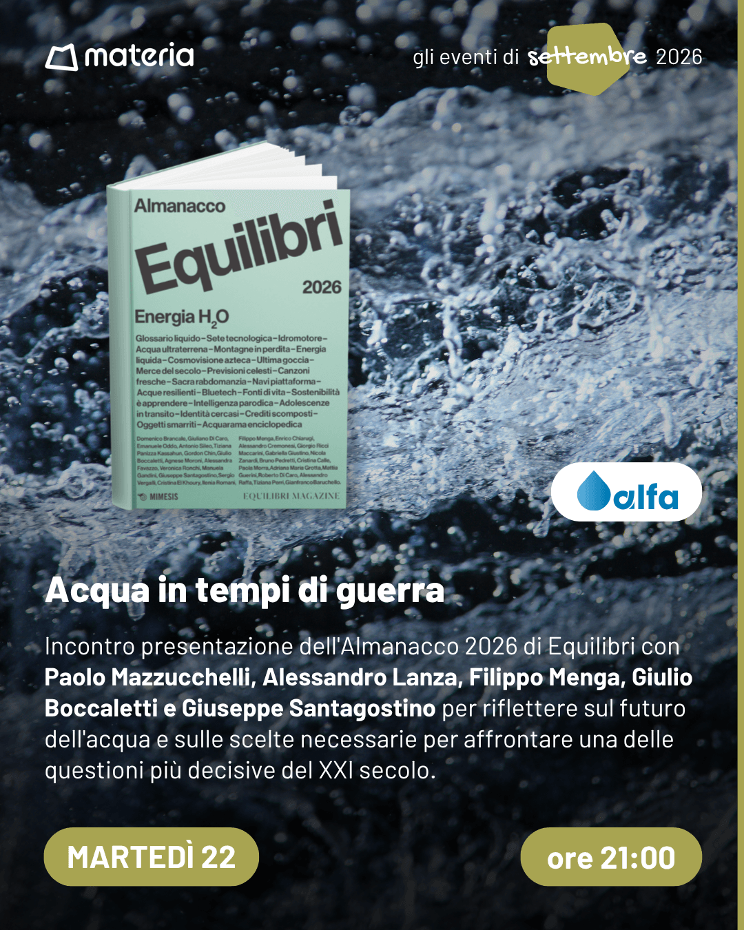 Acqua in tempi di guerra