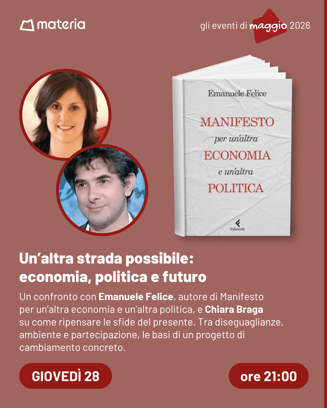 Un’altra strada possibile: economia, politica e futuro
