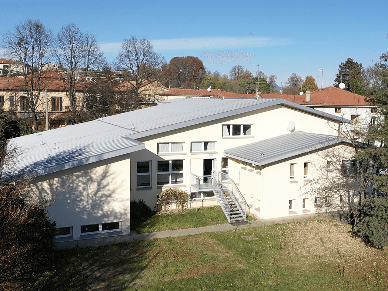 sede materia dall'alto