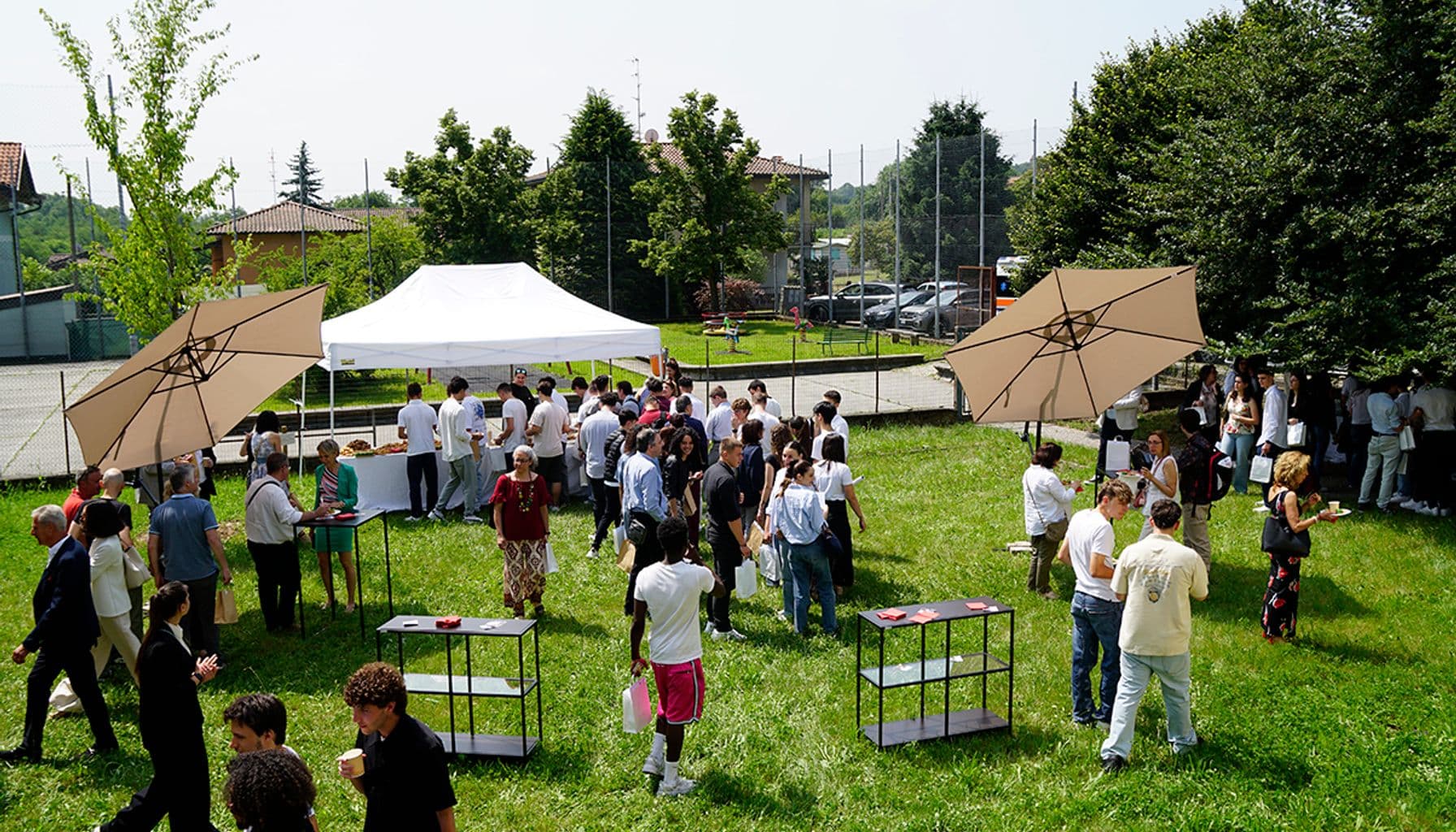 evento confindustria buffet giardino