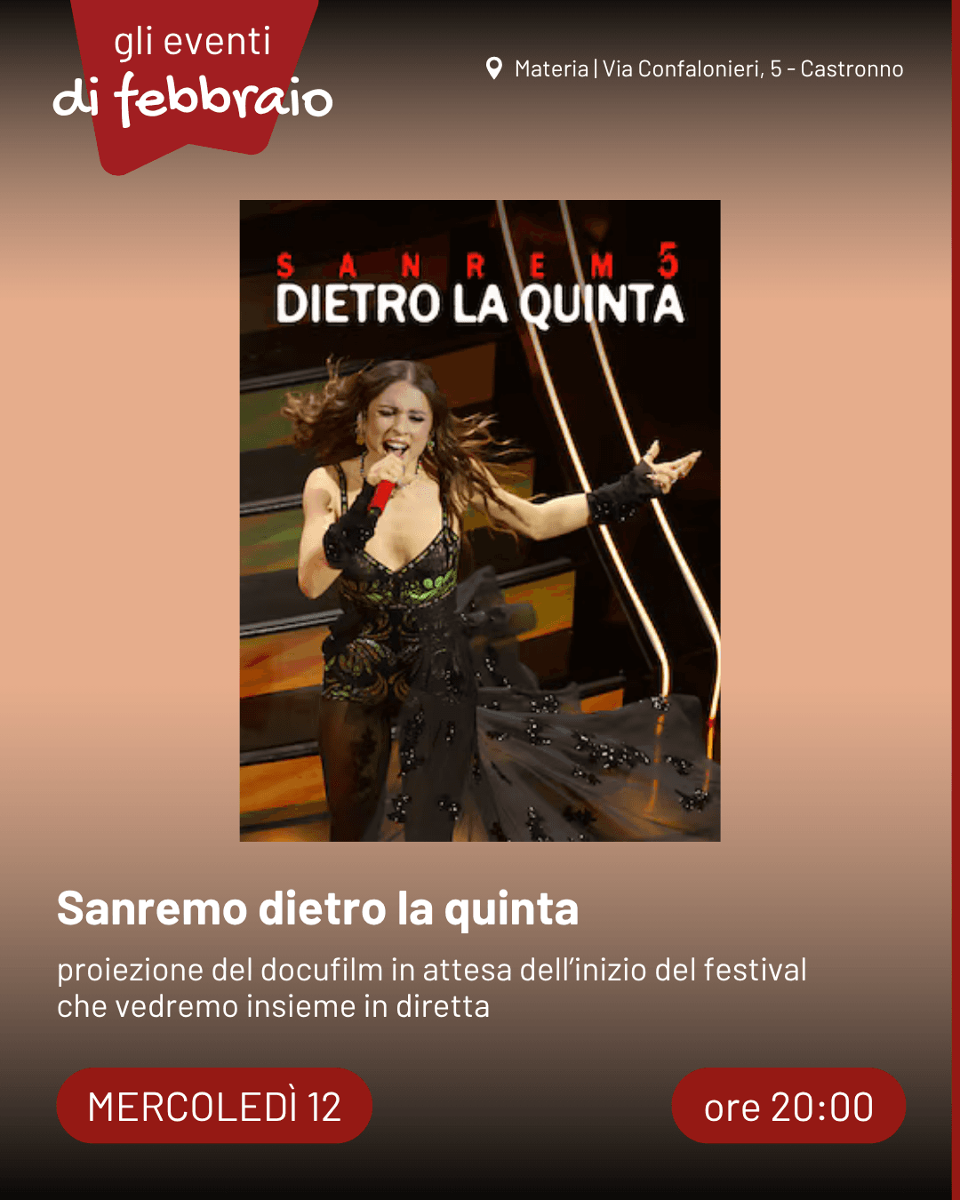 dietro la quinta