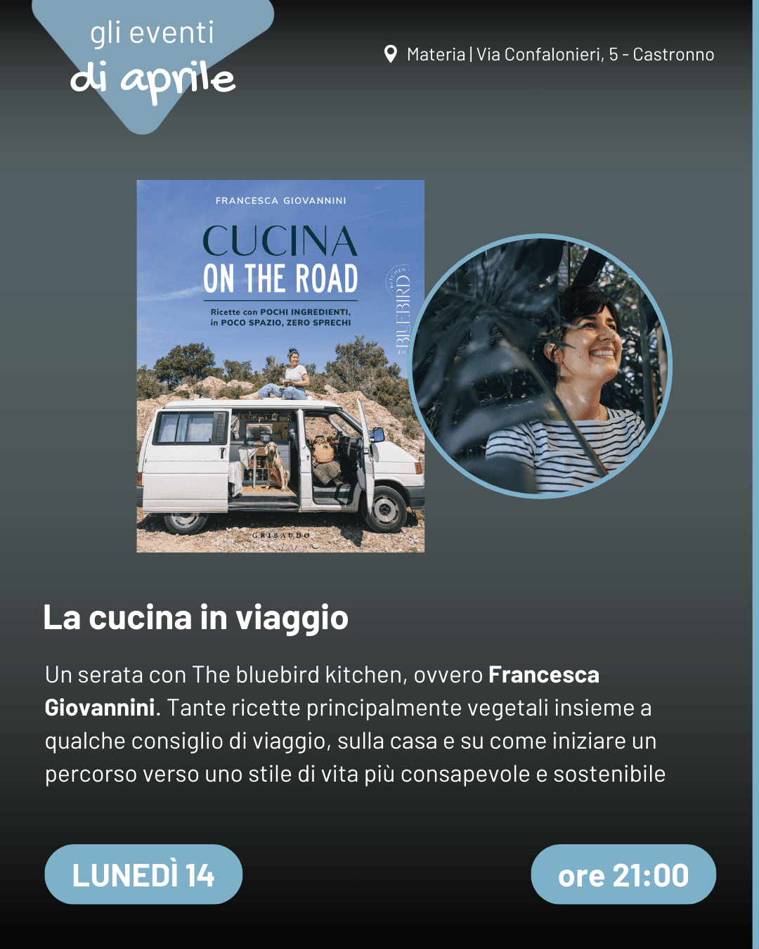 La cucina in viaggio