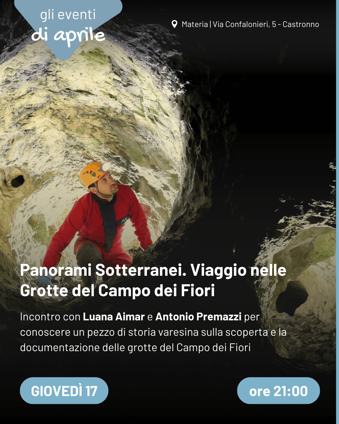 Panorami Sotterranei. Viaggio nelle Grotte del Campo dei Fiori