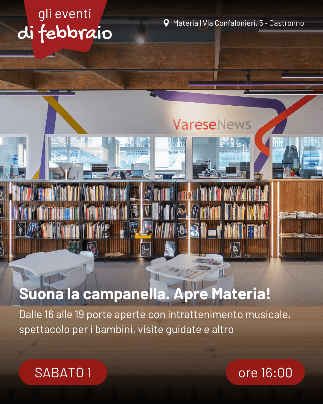 inaugurazione materia