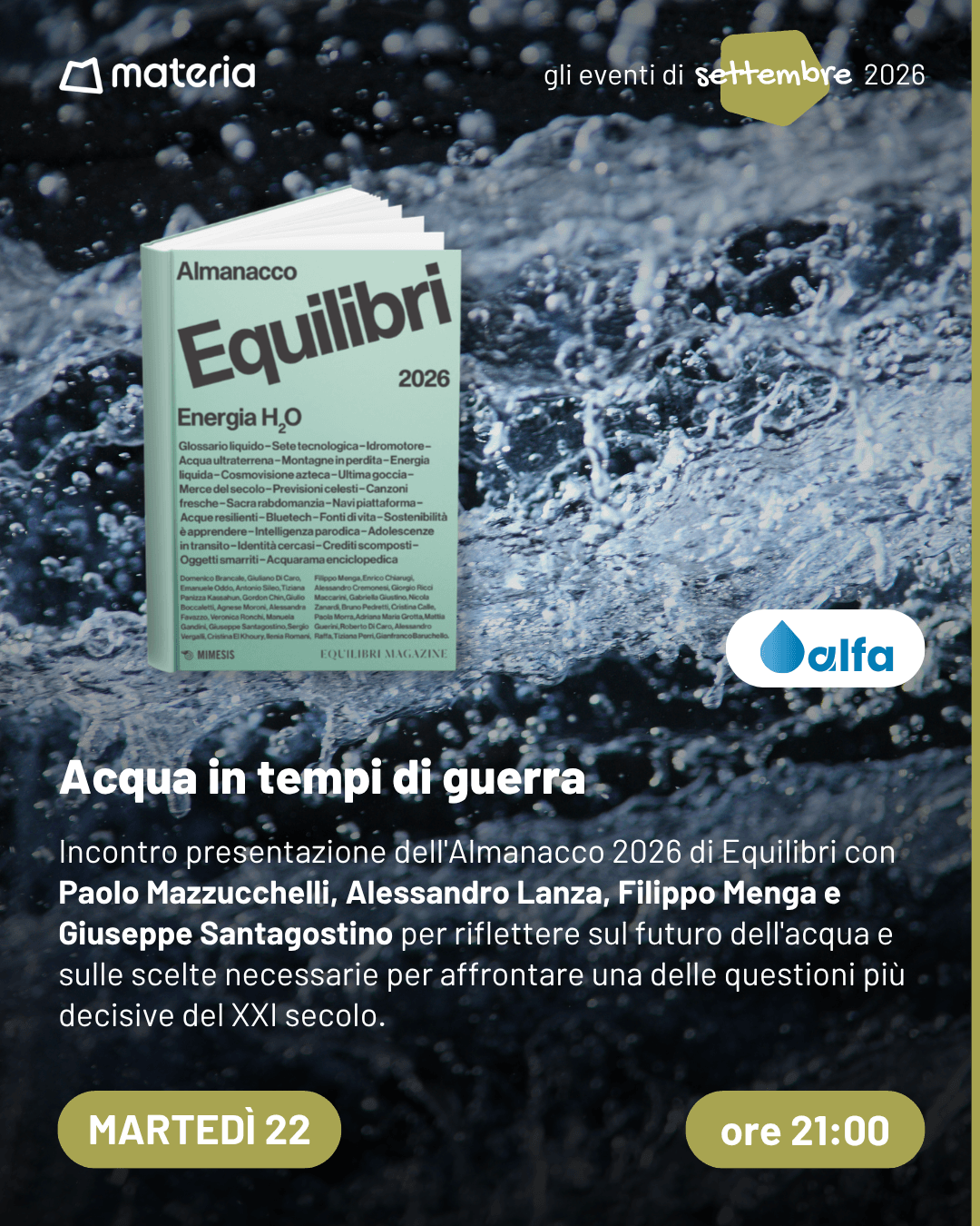 Acqua in tempi di guerra