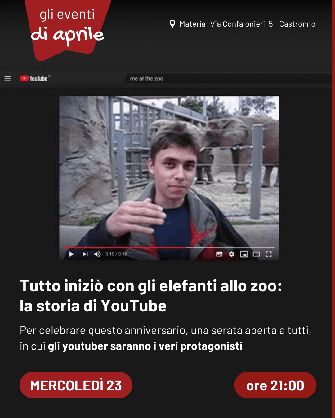Tutto iniziò con gli elefanti allo zoo: la storia di YouTube