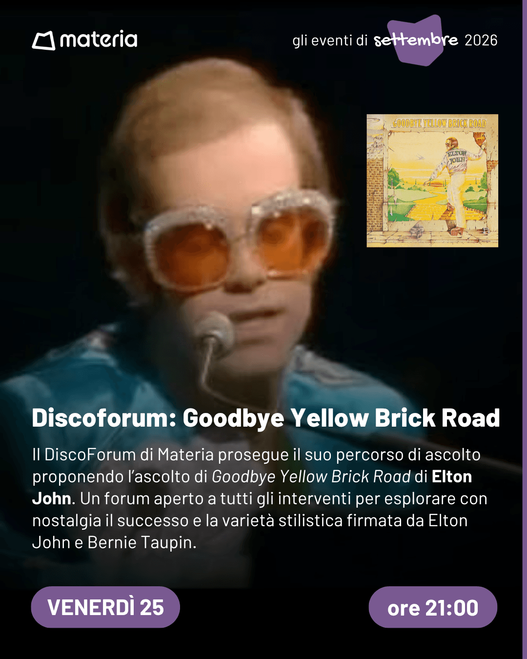 Discoforum: Goodbye Yellow Brick Road