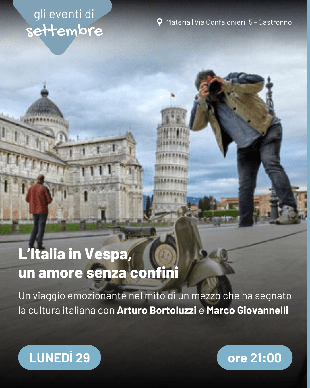 L'Italia in Vespa, un amore senza confini
