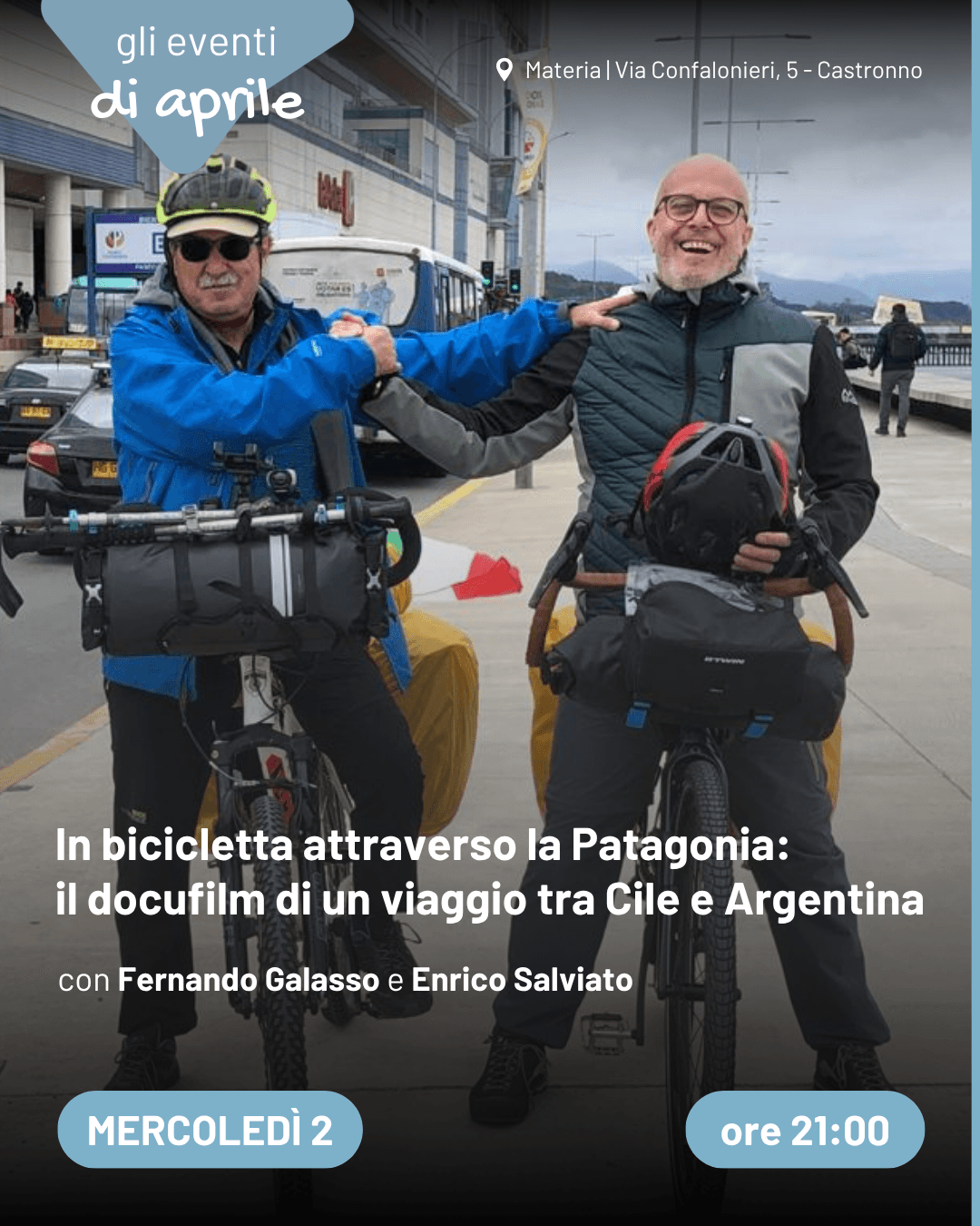 in bicicletta attraverso la patagonia