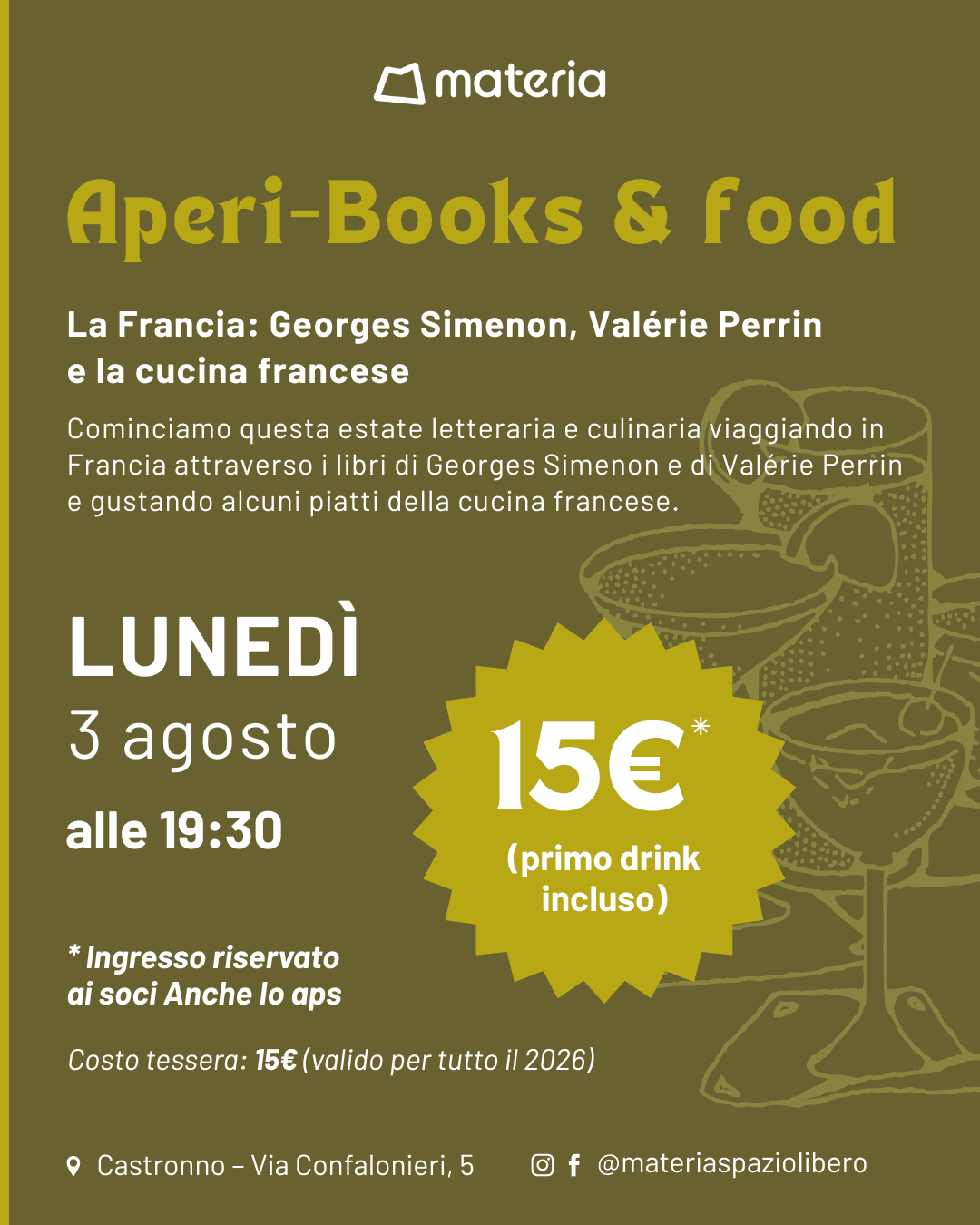 Aperi Books & Food - La Francia: Georges Simenon, Valérie Perrin e la cucina francese
