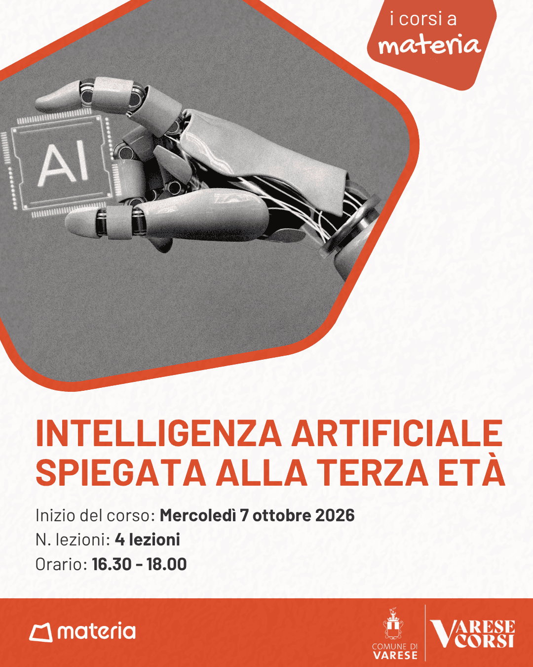 Intelligenza artificiale spiegata alla terza età