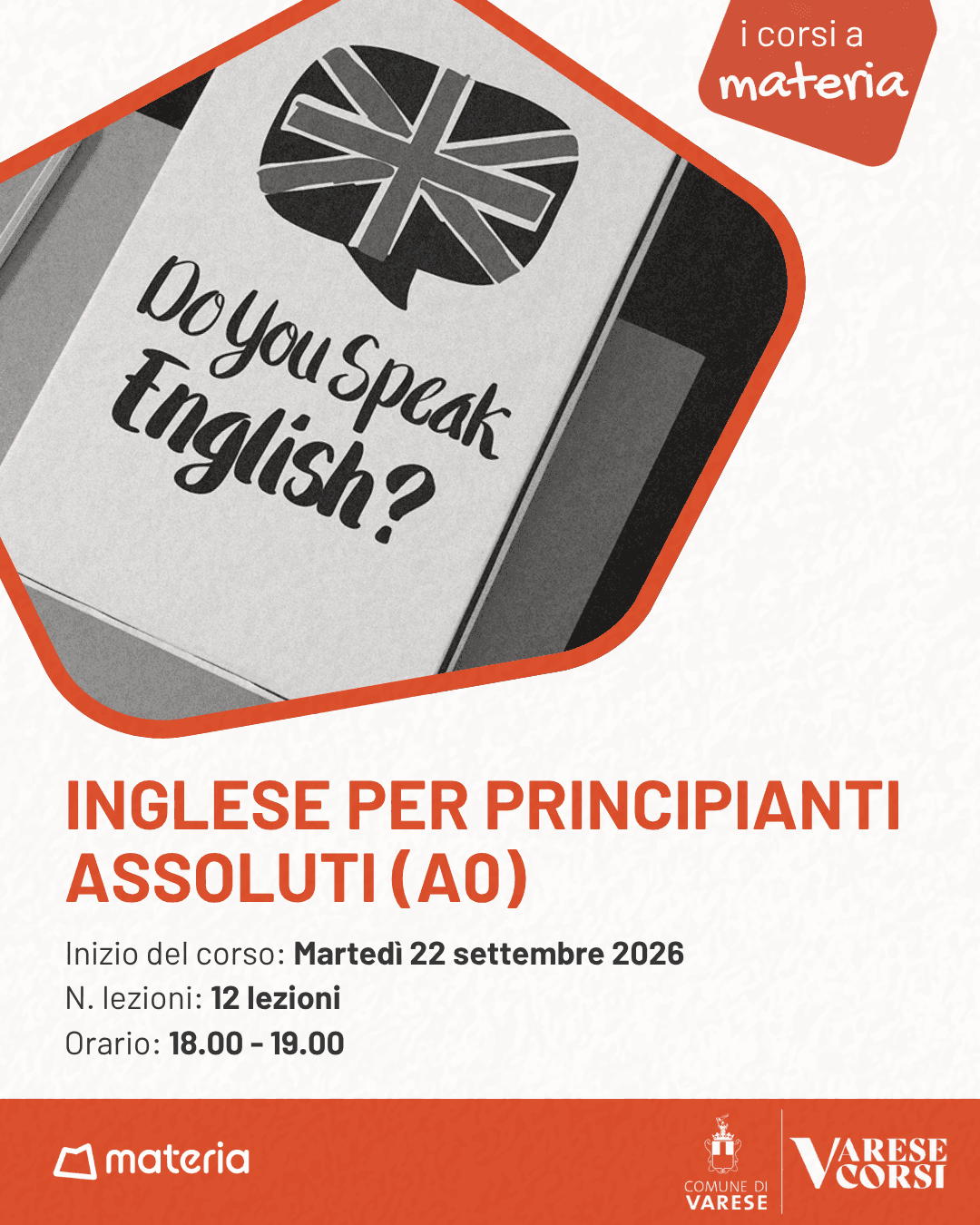 corso ingelese A0 2026