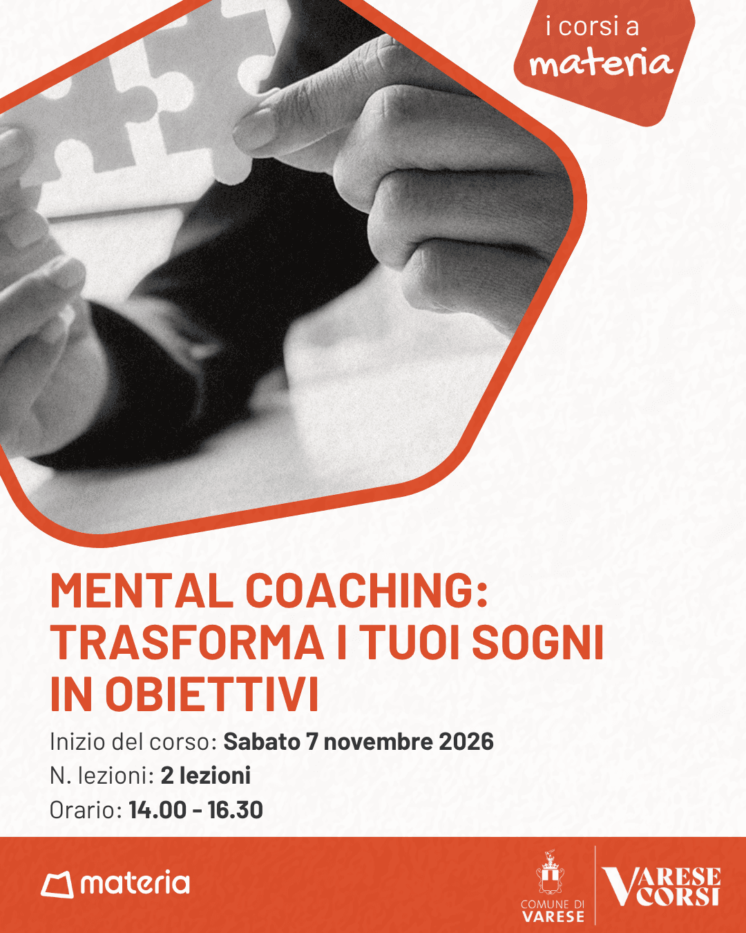 Corso - Mental Coaching: trasforma i tuoi sogni in obiettivi 2026