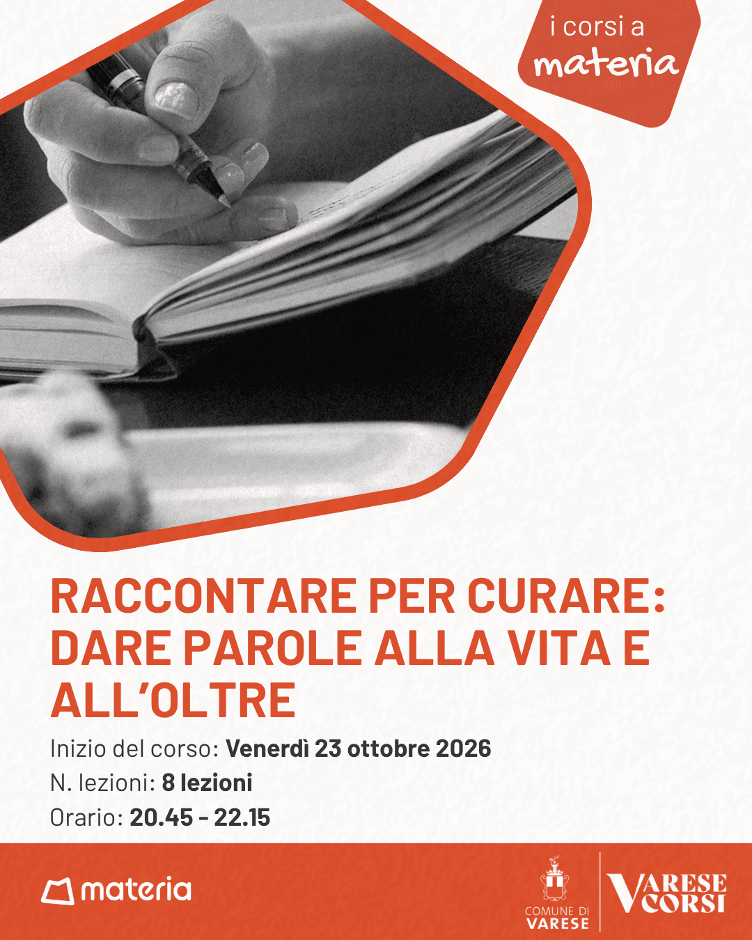 Corso - Raccontare per curare: dare parole alla vita e all'oltre 2026