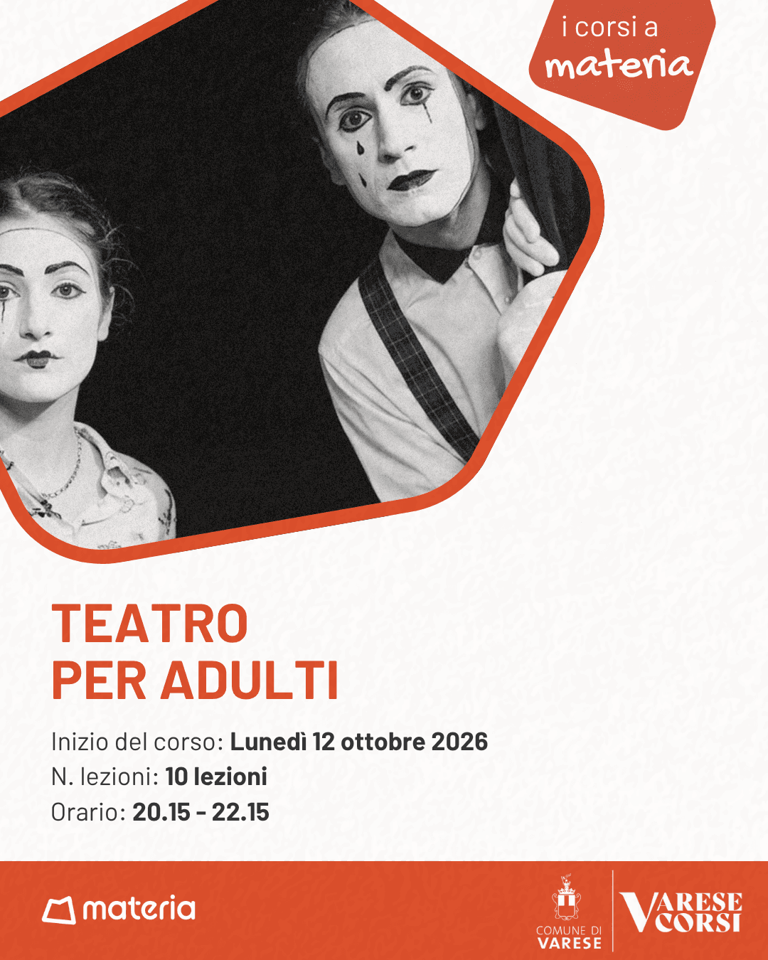 Corso - Teatro per adulti 2026