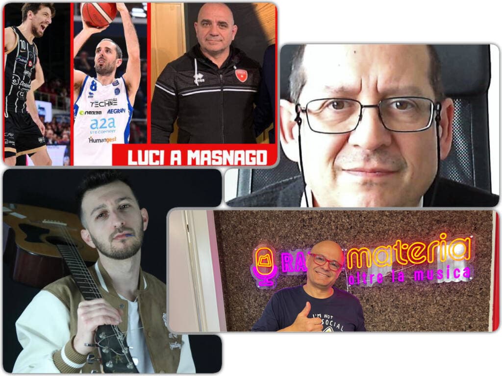 Quattro appuntamenti live su Radio Materia: dal basket a Rapanello e la musica di Nici