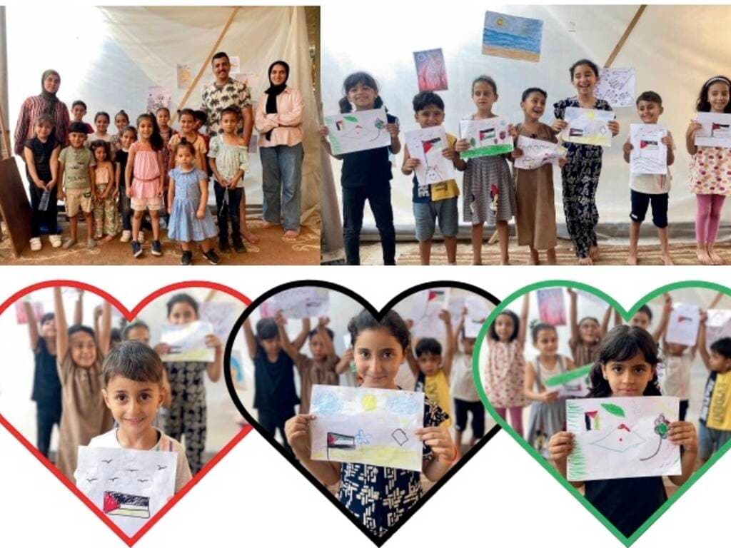 A Materia la mostra “Heart of Gaza”: i disegni dei bambini raccontano la vita nella Striscia