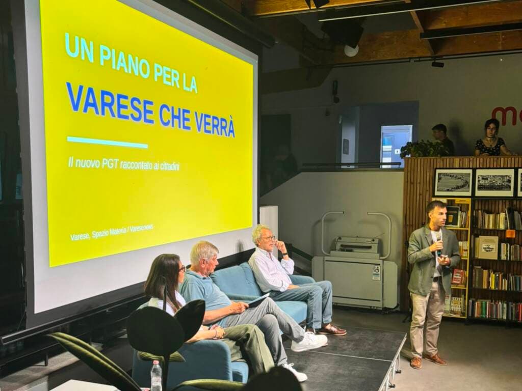 Meno cemento, più alberi e città resiliente: l’assessore Civati presenta il nuovo Pgt di Varese a “Materia”