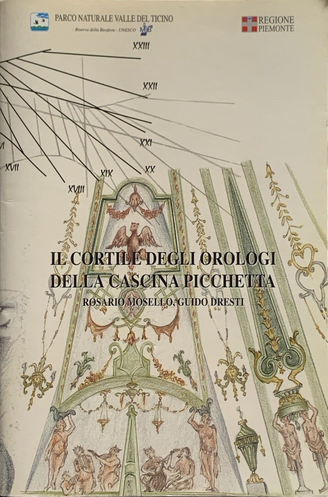 Il cortile degli orologi della Cascina Picchetta