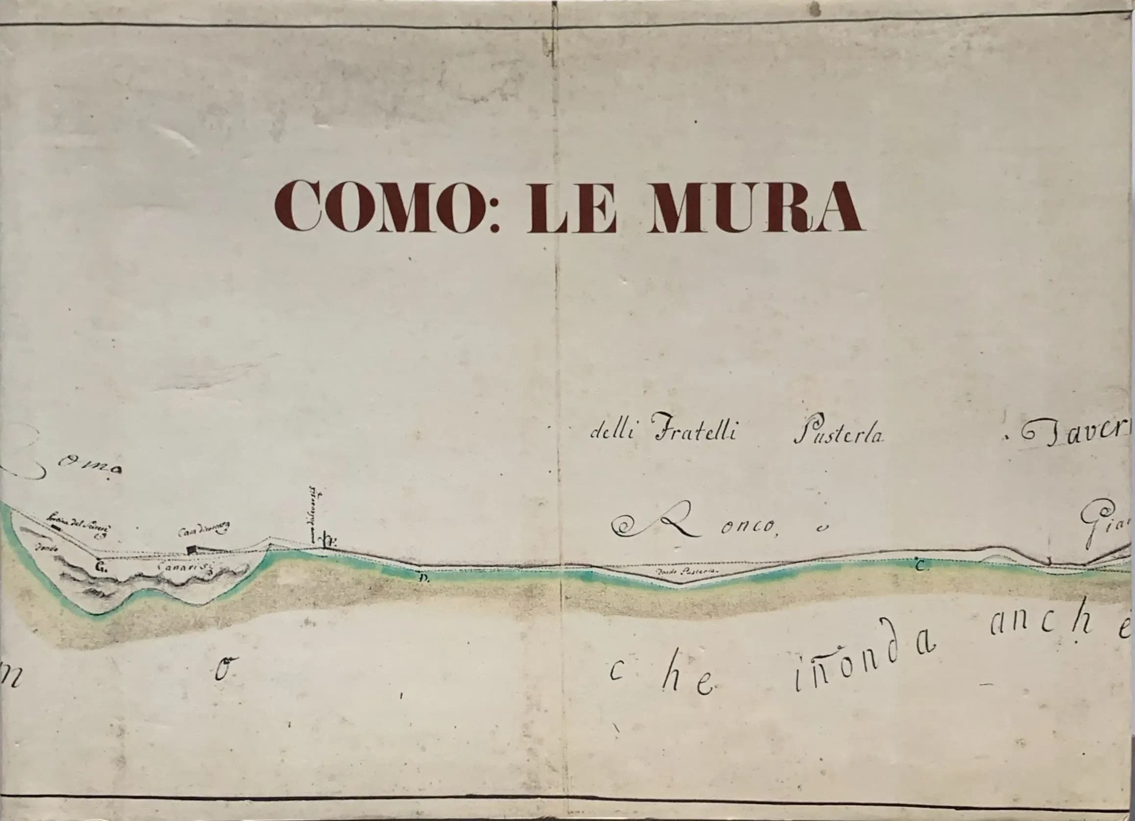 Como: le mura