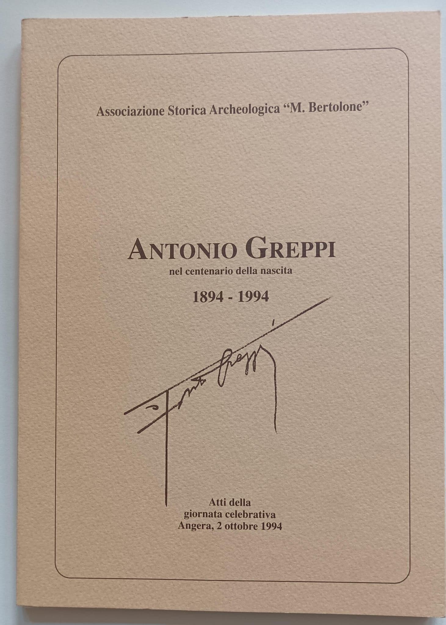 Antonio Greppi nel centenario della nascita