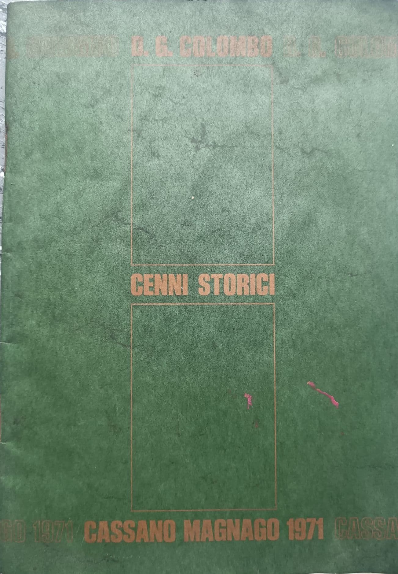 Cenni storici Cassano Magnago 1971