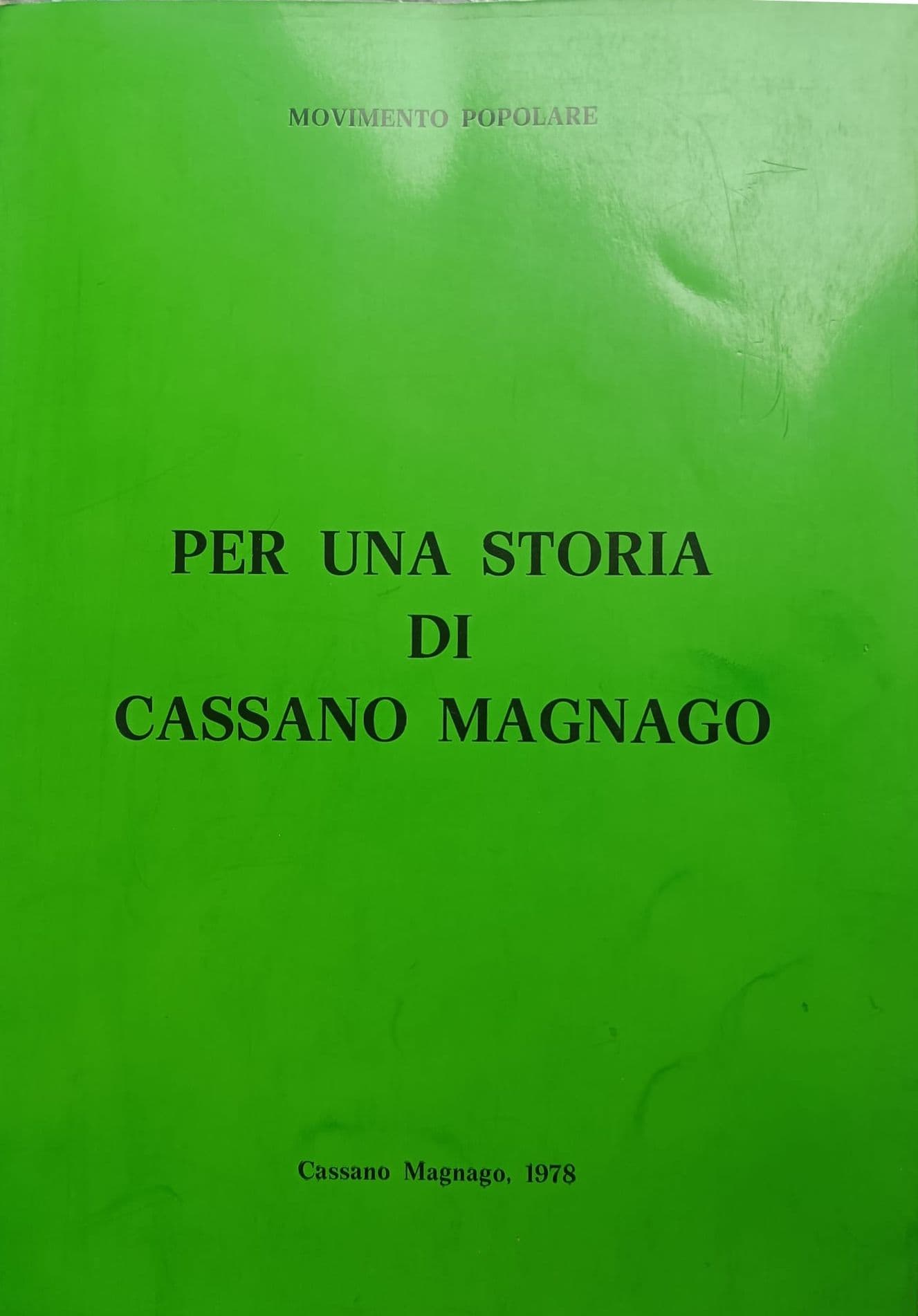 Per una storia di Cassano Magnago