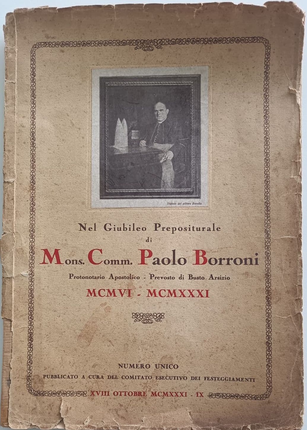 Nel giubileo prepositurale di Mons. Comm. Paolo Borroni
