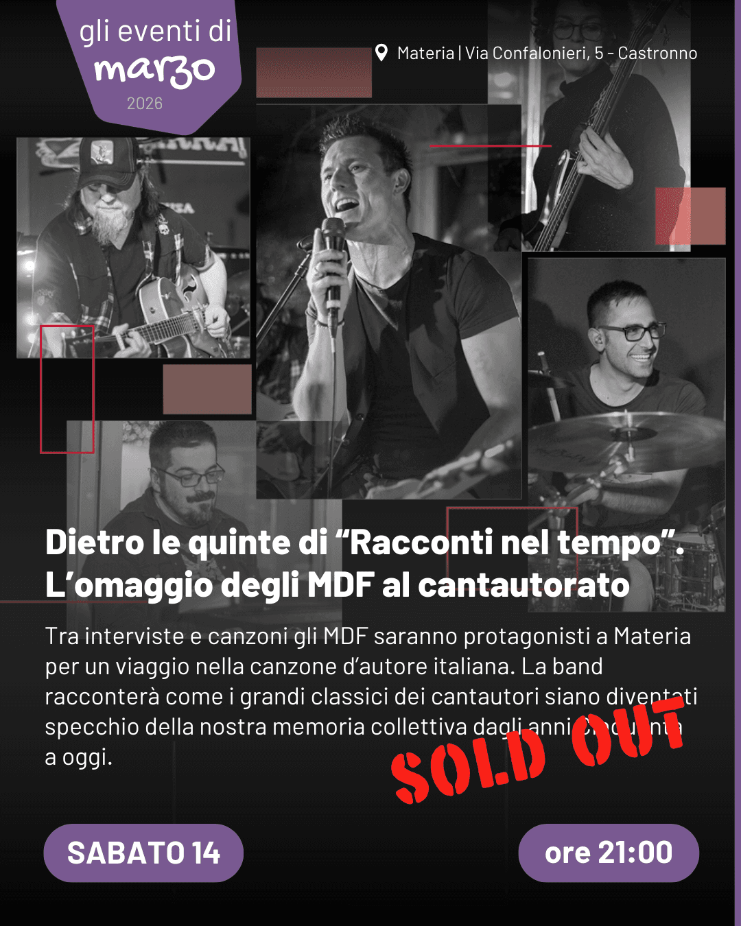 MDF - Racconti nel tempo - soldout