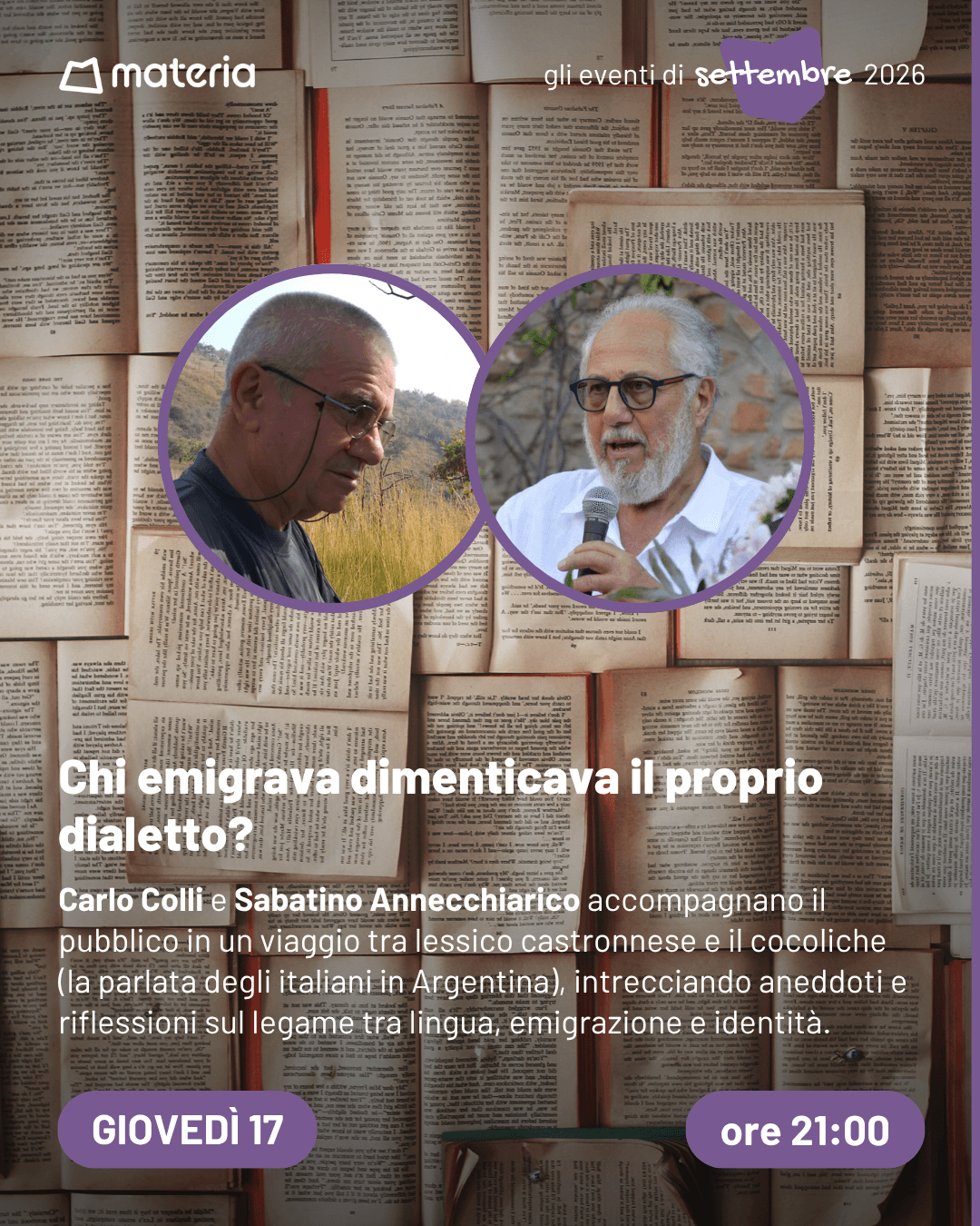 Chi emigrava dimenticava il proprio dialetto?