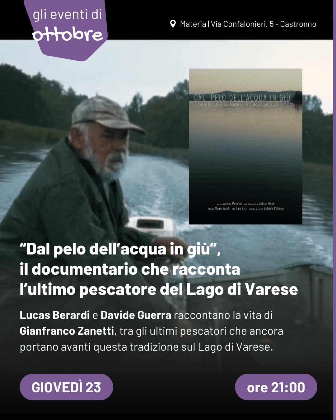 Dal pelo dell'acqua in giù