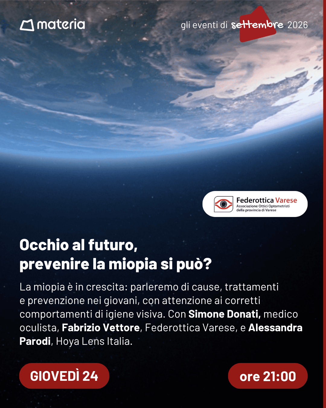 Occhio al futuro, prevenire la miopia si può?