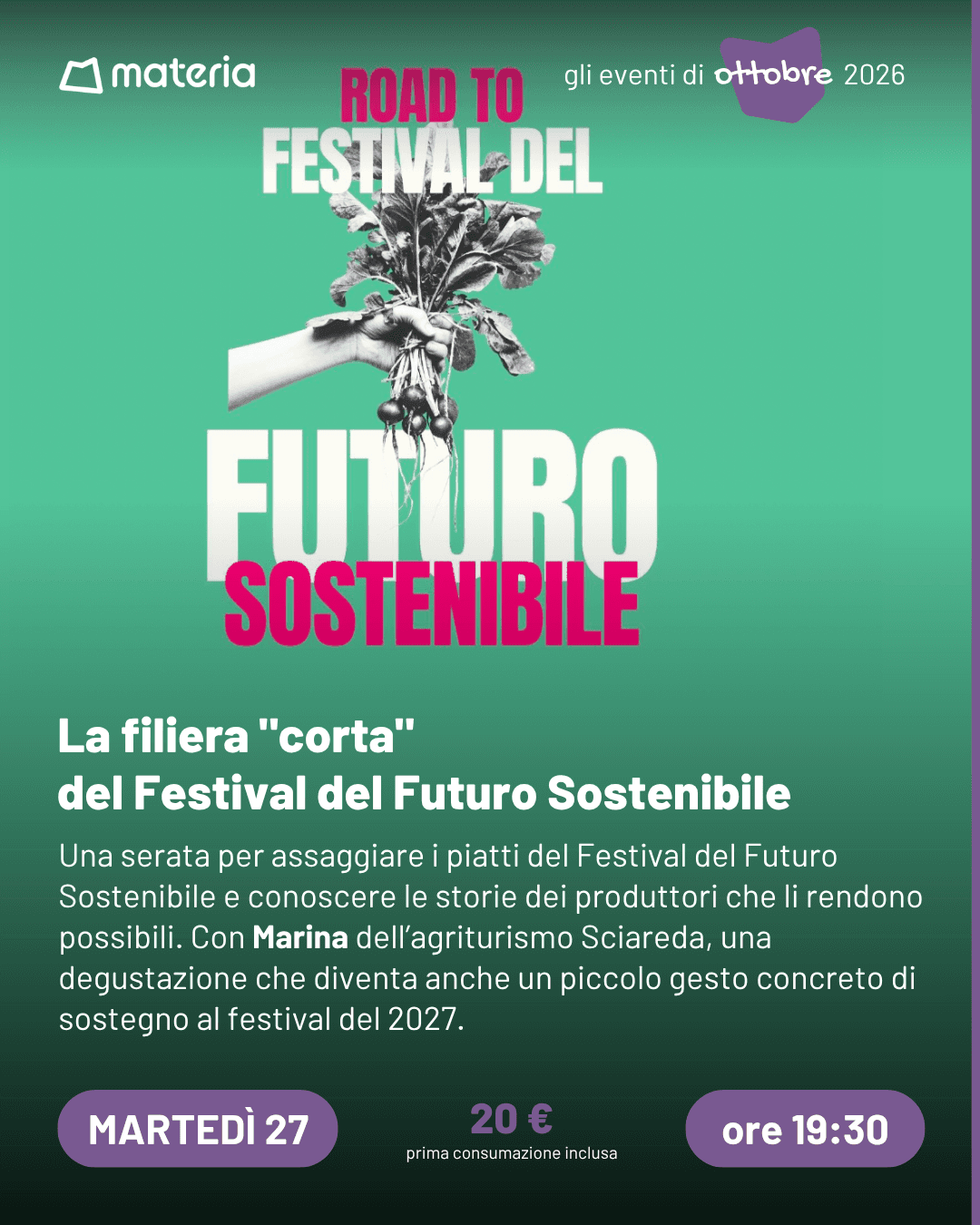 La filiera "corta" del Festival del Futuro Sostenibile