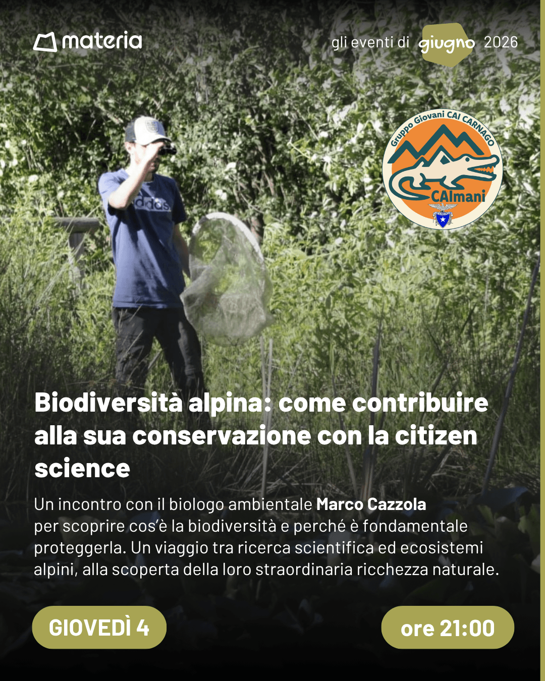 Biodiversità alpina: come contribuire alla sua conservazione con la citizen science